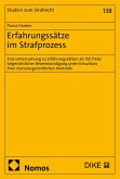 Erfahrungssätze im Strafprozess (eBook, PDF)