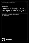 Kapitalerhaltungspflicht bei Stiftungen im Rechtsvergleich (eBook, PDF)