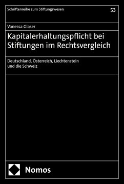 Cover Kapitalerhaltungspflicht bei Stiftungen im Rechtsvergleich (eBook, PDF)