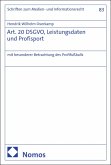 Art. 20 DSGVO, Leistungsdaten und Profisport (eBook, PDF)
