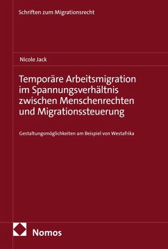 Cover Temporäre Arbeitsmigration im Spannungsverhältnis zwischen Menschenrechten und Migrationssteuerung (eBook, PDF)
