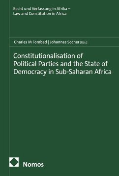 Cover Constitutionalisation of Political Parties and the State of Democracy in Sub-Saharan Africa (eBook, PDF)