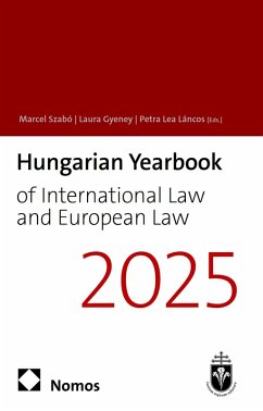 Cover Hungarian Yearbook of International Law and European Law 2025 (eBook, PDF)