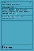 Sachunmittelbare Demokratie im interdisziplinären und internationalen Kontext 2014/2015 (eBook, PDF) Sachunmittelbare Demokratie im interdisziplinären und internationalen Kontext 2014/2015 (eBook, PDF)