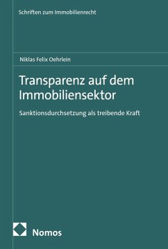 Cover Transparenz auf dem Immobiliensektor (eBook, PDF)