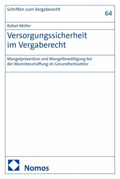 Versorgungssicherheit im Vergaberecht (eBook, PDF) - Müller, Rafael