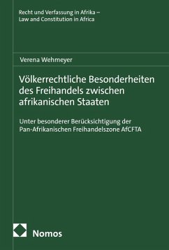 Cover Völkerrechtliche Besonderheiten des Freihandels zwischen afrikanischen Staaten (eBook, PDF)