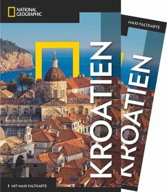 Cover NATIONAL GEOGRAPHIC Reiseführer Kroatien mit Maxi-Faltkarte  (Restauflage)
