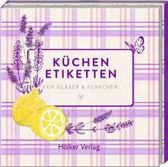 Cover Küchenetiketten - Lavendel