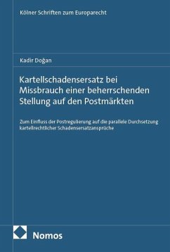 Cover Kartellschadensersatz bei Missbrauch einer beherrschenden Stellung auf den Postmärkten