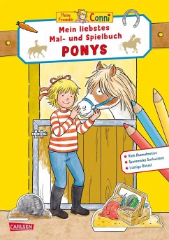 Cover Conni Gelbe Reihe (Beschäftigungsbuch): Mein liebstes Mal- und Spielbuch: Ponys