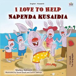 Cover I Love to Help (English Swahili Bilingual Children's Book)