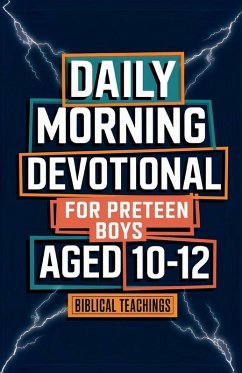 Cover Daily Morning Devotional For Preteen Boys Aged 10-12