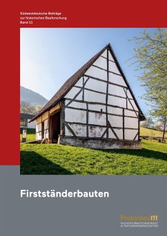 Cover Südwestdeutsche Beiträge zur historischen Bauforschung / Firstständerbauten