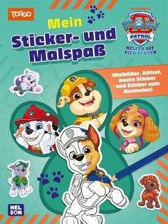 Cover PAW Patrol Mitmachbuch: Mein Sticker- und Malspaß