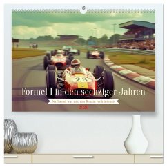 Formel 1 in den sechziger Jahren (hochwertiger Premium Wandkalender 2026 DIN A2 quer), Kunstdruck in Hochglanz
