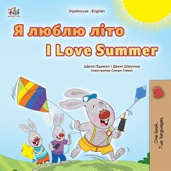 Cover I Love Summer (Ukrainian English Bilingual Children's Book)
