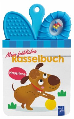 Cover Mein fröhliches Rasselbuch - Haustiere