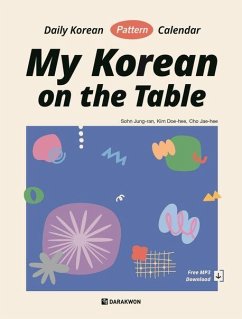 Cover My Korean on the Table - Daily Korean Pattern Calendar