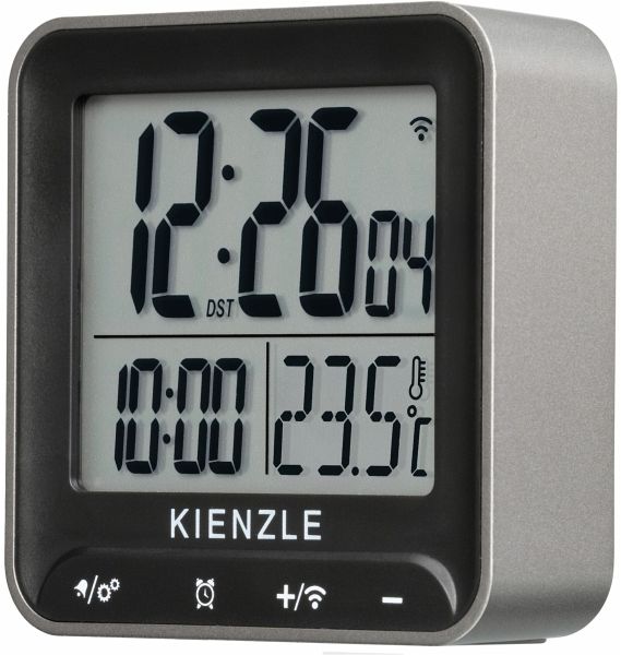 KIENZLE Digitaler Funkwecker Quadratisch