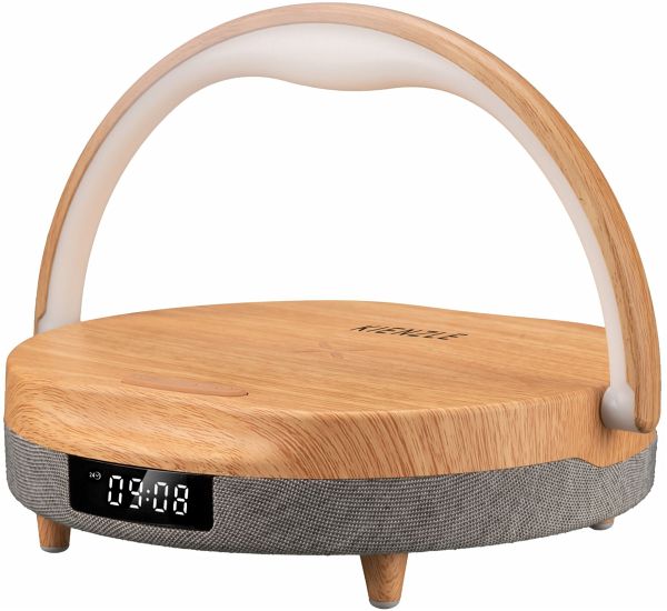KIENZLE LED-Wecker Kabellose Aufladung BT-Lautsprecher
