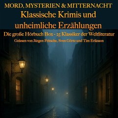 Mord, Mysterien & Mitternacht: Klassische Krimis und unheimliche Erzählungen (MP3-Download) Cover Mord, Mysterien & Mitternacht: Klassische Krimis und unheimliche Erzählungen (MP3-Download)
