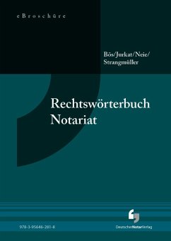 Cover Rechtswörterbuch Notariat - eBroschüre (PDF) (eBook, PDF)
