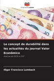 Le concept de durabilité dans les actualités du journal Valor Econômico
