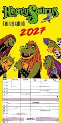 Cover HeavySaurus Familienkalender 2027