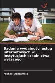 Badanie wydajno¿ci us¿ug internetowych w instytucjach szkolnictwa wy¿szego