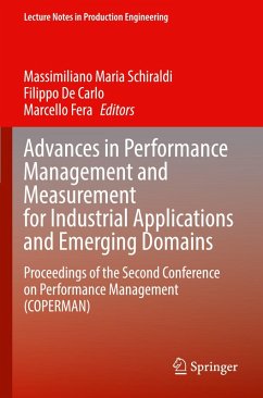 Cover Advances in Performance Management and Measurement for Industrial Applications and Emerging Domains