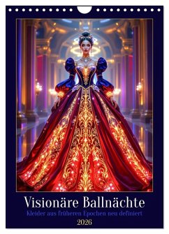Visionäre Ballnächte (Wandkalender 2026 DIN A4 hoch), CALVENDO Monatskalender