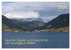 Cover Zwischen Gipfeln und Geschichte - Der Vinschgau in Bildern (Tischkalender 2026 DIN A5 quer), CALVENDO Monatskalender