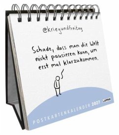 Cover kriegundfreitag: Postkartenkalender 2027
