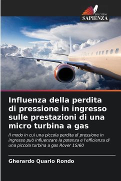 Influenza della perdita di pressione in ingresso sulle prestazioni di una micro turbina a gas - Quario Rondo, Gherardo