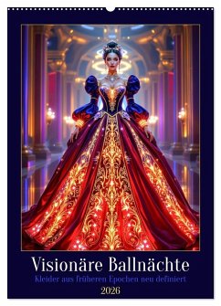 Visionäre Ballnächte (Wandkalender 2026 DIN A2 hoch), CALVENDO Monatskalender