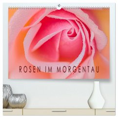 Cover Rosen im Morgentau (hochwertiger Premium Wandkalender 2026 DIN A2 quer), Kunstdruck in Hochglanz