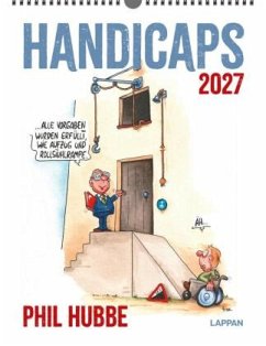 Cover Handicaps 2027: Monatskalender für die Wand