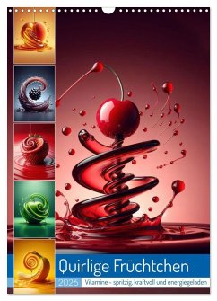 Quirlige Früchtchen (Wandkalender 2026 DIN A3 hoch), CALVENDO Monatskalender