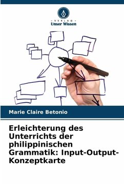 Cover Erleichterung des Unterrichts der philippinischen Grammatik: Input-Output-Konzeptkarte