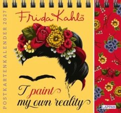Cover Frida Kahlo Postkartenkalender 2027 - I paint my own reality