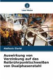 Auswirkung von Verzinkung auf das Reibrührpunktschweißen von Dualphasenstahl Auswirkung von Verzinkung auf das Reibrührpunktschweißen von Dualphasenstahl