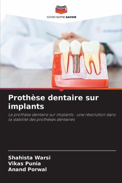 Cover Prothèse dentaire sur implants