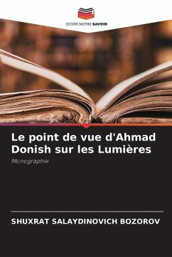 Cover Le point de vue d'Ahmad Donish sur les Lumières
