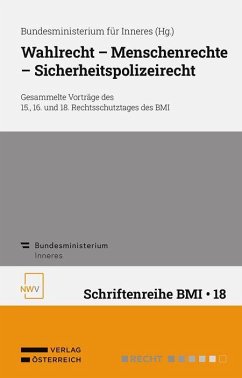 Cover Wahlrecht - Menschenrechte - Sicherheitspolizeirecht