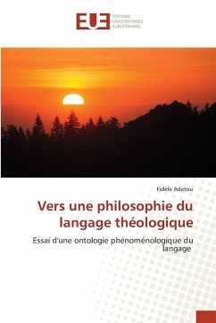 Cover Vers une philosophie du langage théologique