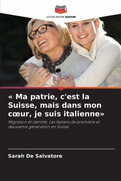 Cover ' Ma patrie, c'est la Suisse, mais dans mon c¿ur, je suis italienne'