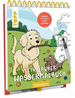 Cover Mein Zauber-Wassermalbuch Haustiere