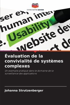 Cover Évaluation de la convivialité de systèmes complexes