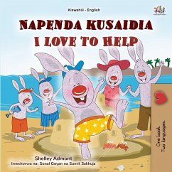Cover I Love to Help (Swahili English Bilingual Children's Book)